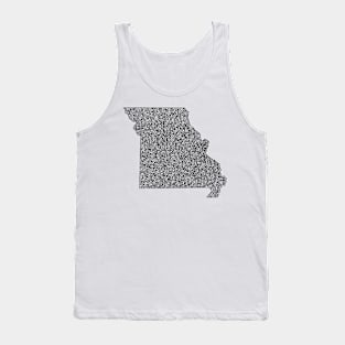 Missouri Map Design Tank Top